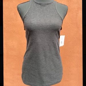 Beyond Yoga Lock & Keyhole Tank Top Darkest Night